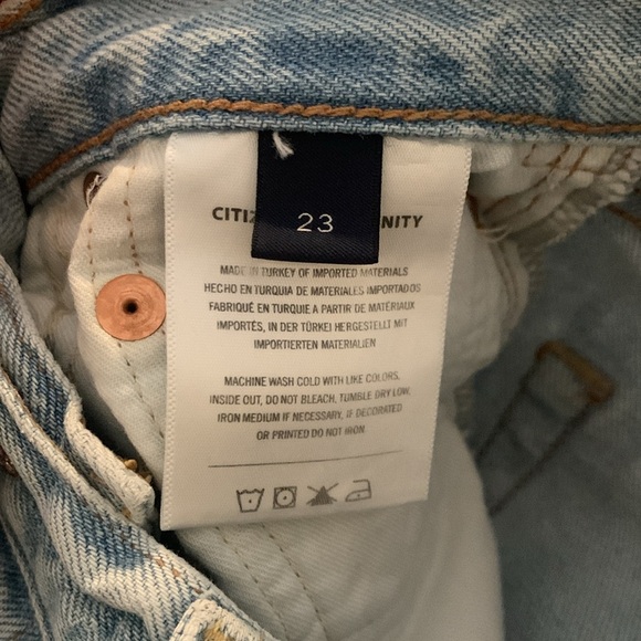 Citizens of Humanity Winslow Cropped Boyfriend Jeans Size 23 - Picture 6 of 8